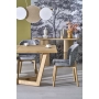 STÓŁ ROZKŁADANY 160 - 250 X 90 X 77 CM DĄB NATURALNY/DĄB NATURALNY